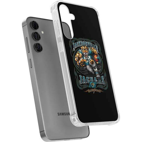 Liquid Blue NFL Jacksonville Jaguars Running Back Galaxy S24 Plus Clear Case